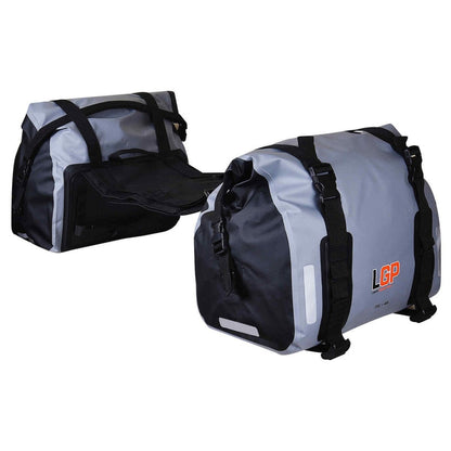 LGP Motorcycle Saddle Bags 35L × 2 (Grey) - PB0003