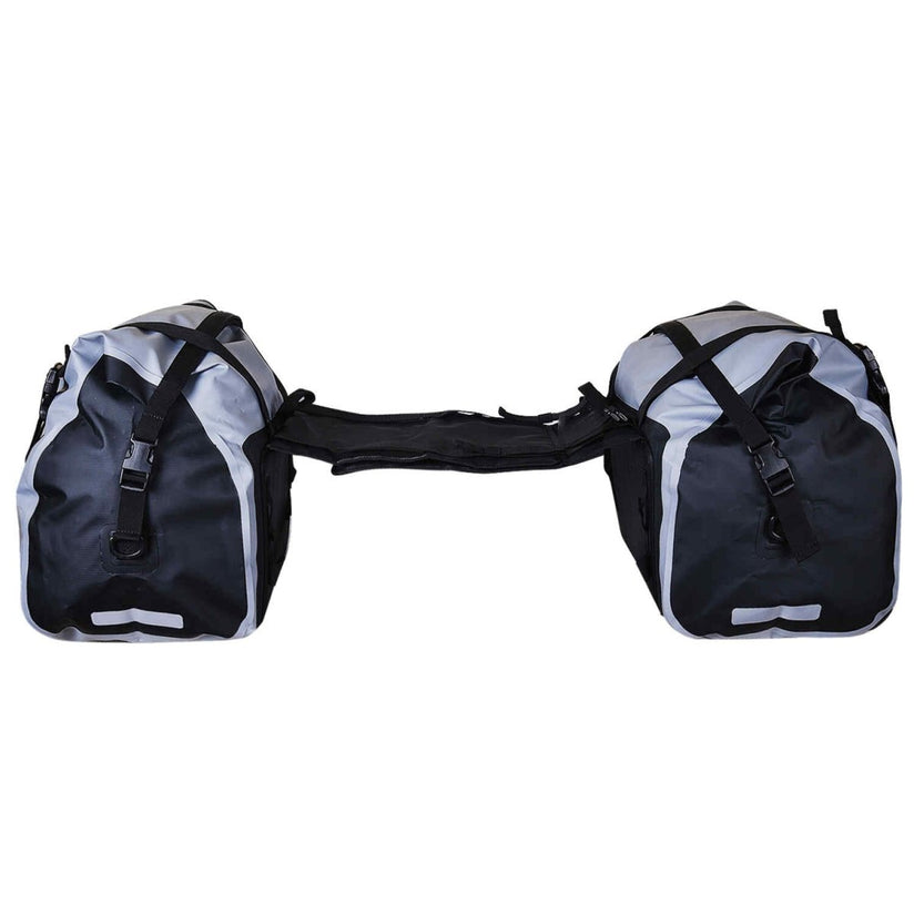 LGP Motorcycle Saddle Bags 35L × 2 (Grey) - PB0003