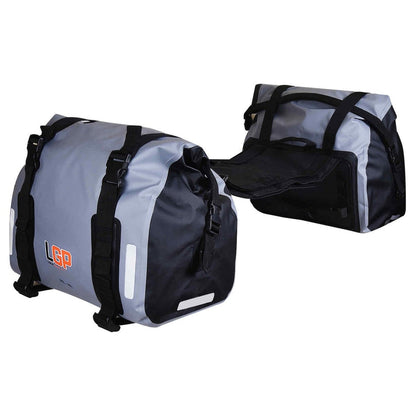 LGP Motorcycle Saddle Bags 35L × 2 (Grey) - PB0003