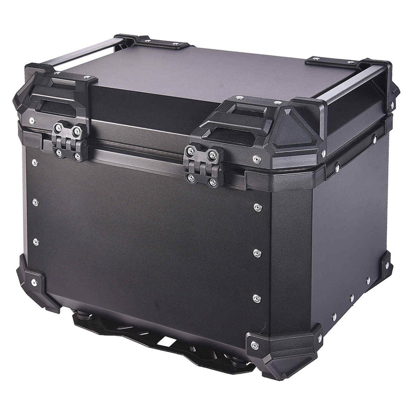 LGP Motorcycle Top Box 45L Black Type X Luggage Box with Backrest - LGPT0098