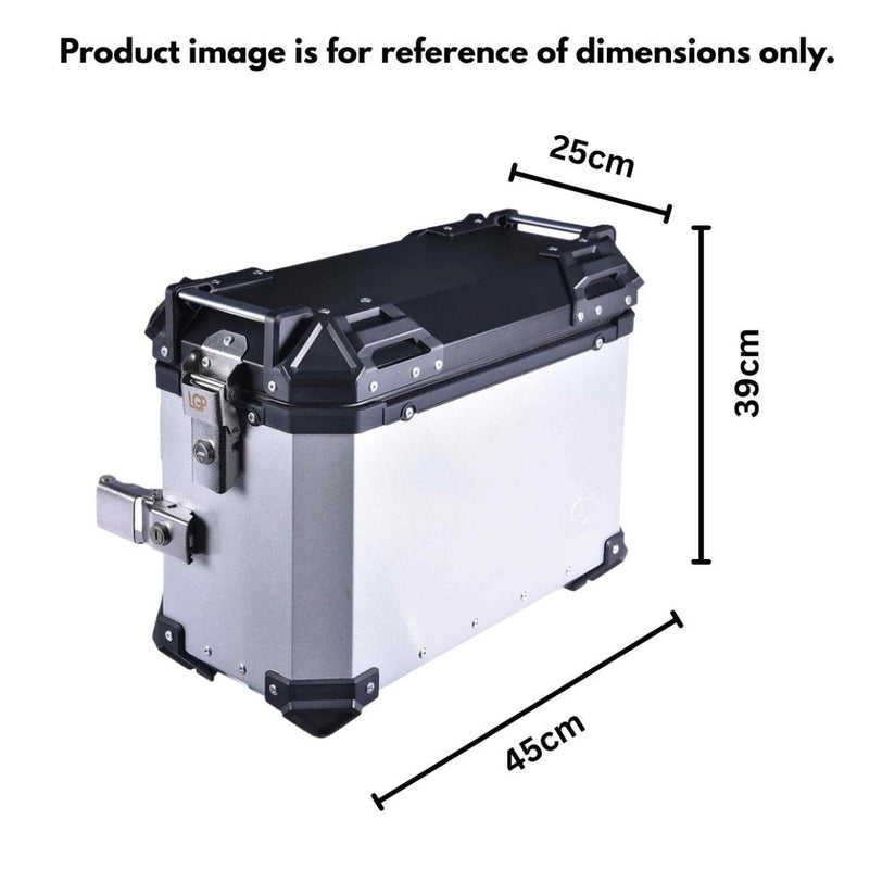 LGP Pannier Box 38L Black GS Sticker - LGPT0045