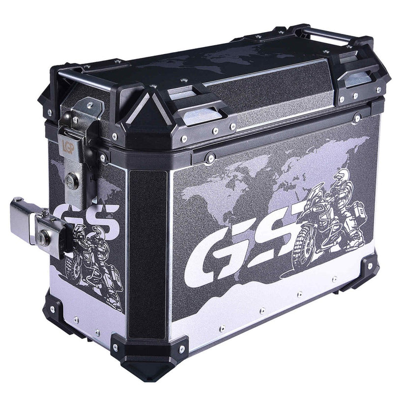 LGP Pannier Box 38L Black GS Sticker - LGPT0045