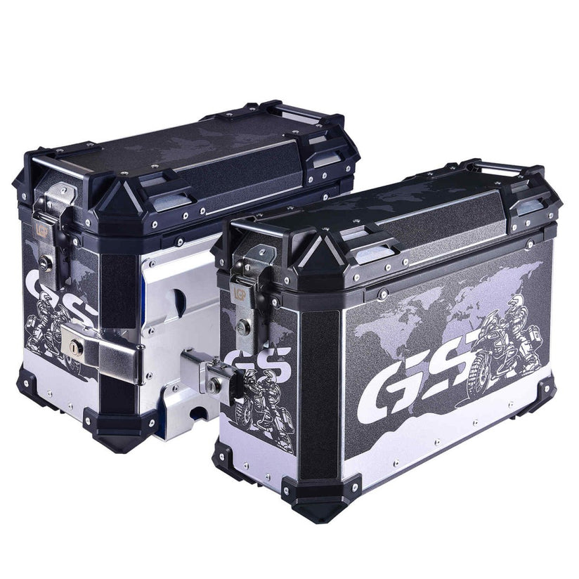 LGP Pannier Box 38L Black GS Sticker - LGPT0045