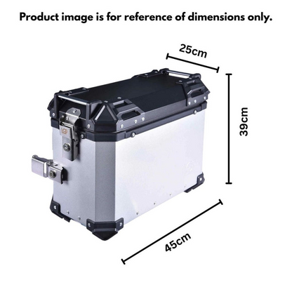 LGP Pannier Box 38L White Map Line For Pet - LGPT0046