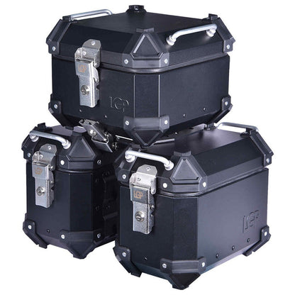 LGP Pannier Set Of 3 16+16+18 Black Plane - LGPT0048