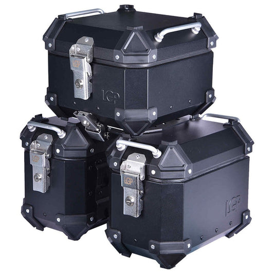 LGP Pannier Set Of 3 16+16+18 Black Plane - LGPT0048
