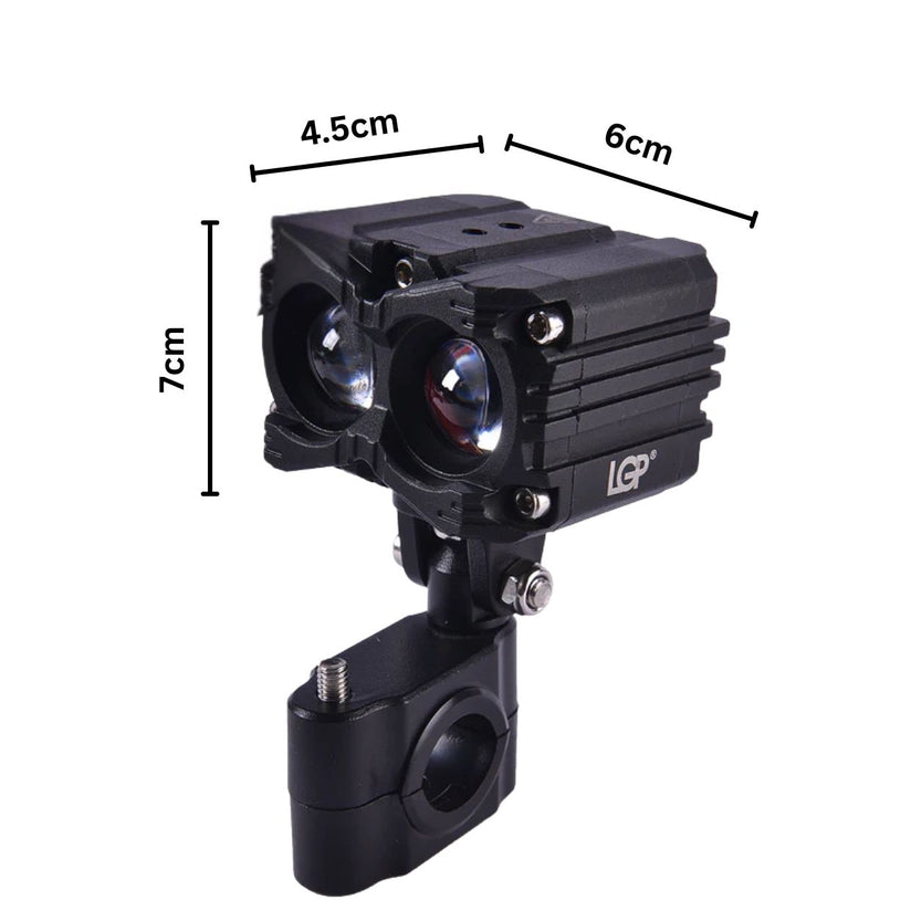 LGP Spotlight MK05 Dual Beam Motorcycle Light 80W 7000LM