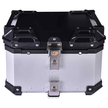 LGP Top Box 36L Silver With Backrest - LGPT0011