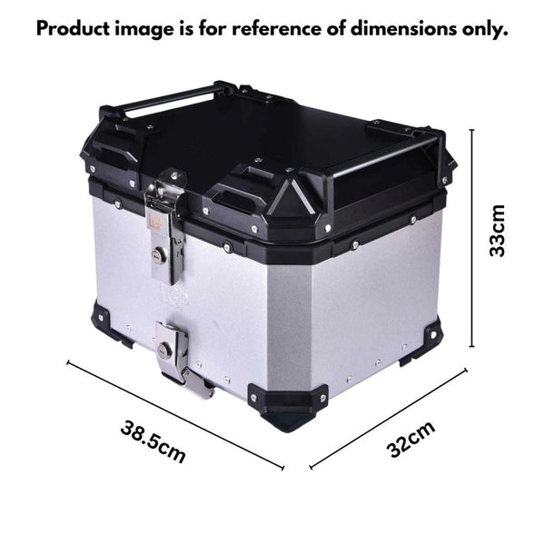 LGP Top Box 36L White With Backrest - LGPT0086