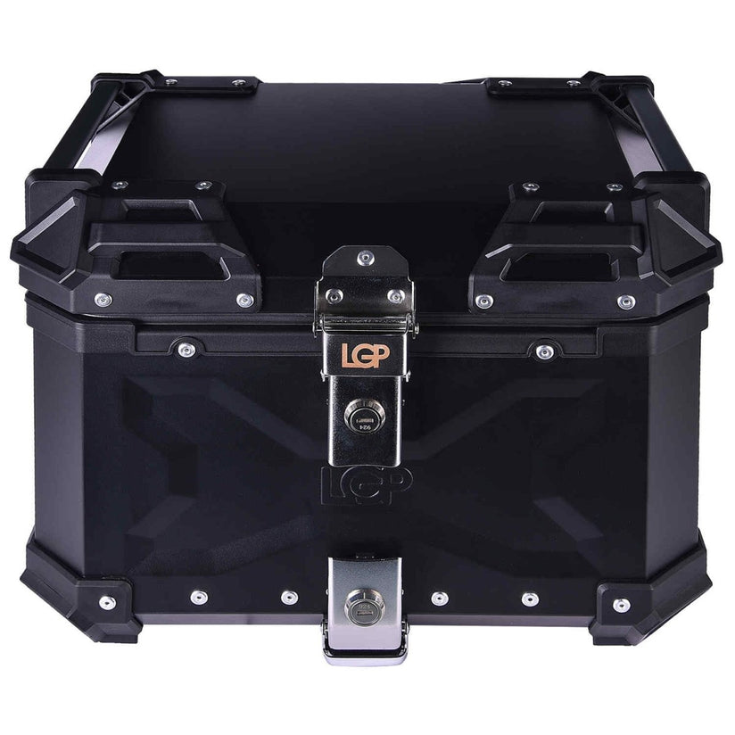 LGP Top Box 36 Litre Black X Type With Backrest - LGPT0058