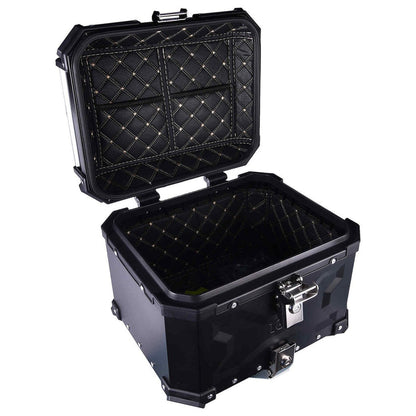 LGP Top Box 36 Litre Black X Type With Backrest - LGPT0058