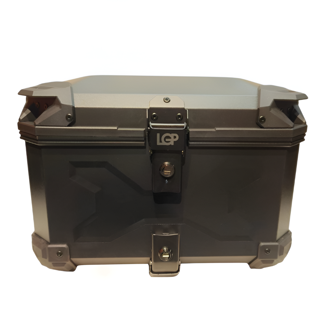 LGP Top Box 45L ABS Black Type X With Backrest - LGPT0100