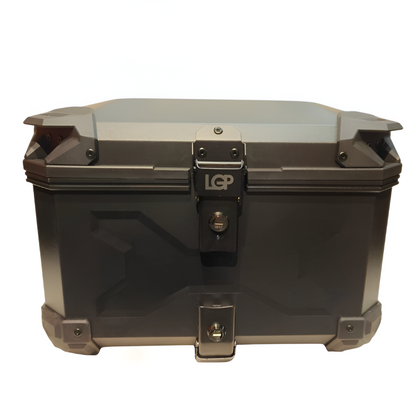 LGP Top Box 45L ABS Black Type X With Backrest - LGPT0100