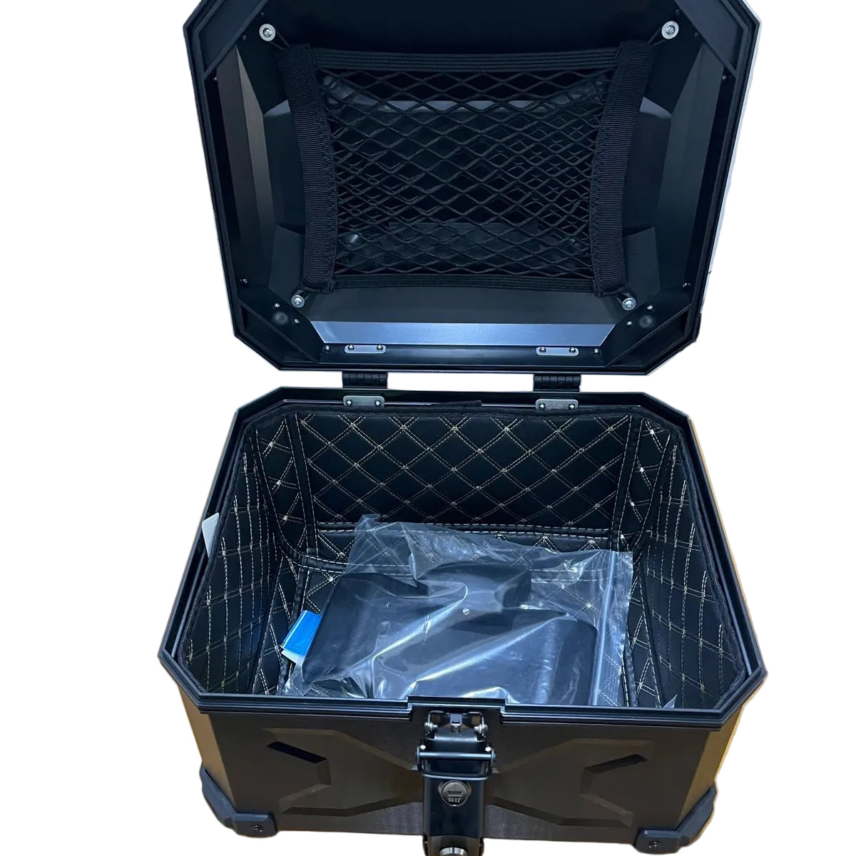 LGP Top Box 45L ABS Black Type X With Backrest - LGPT0100