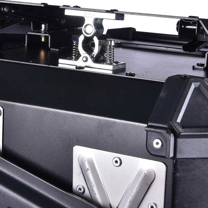 LGP Top Box 45L Black Armoured With Backrest - LGPT0052