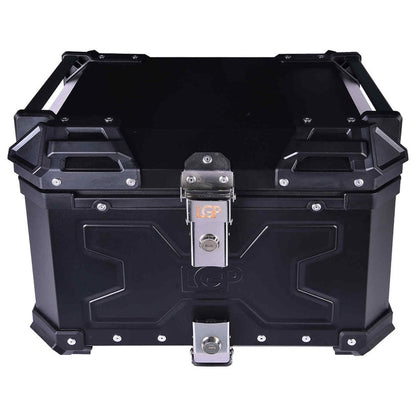 LGP Top Box 45L Black Double Type X With Backrest - LGPT0060