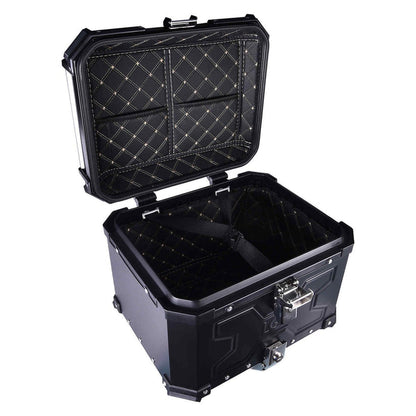 LGP Top Box 45L Black Double Type X With Backrest - LGPT0060
