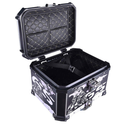 LGP Top Box 45L Black GS With Backrest - LGPT0065