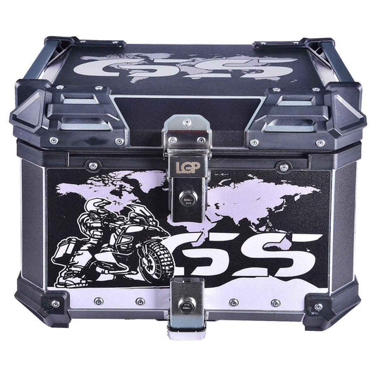 LGP Top Box 45L Black GS With Backrest - LGPT0065