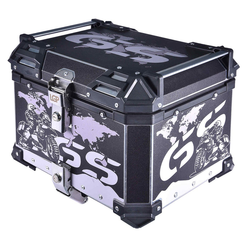 LGP Top Box 45L Black GS With Backrest - LGPT0065