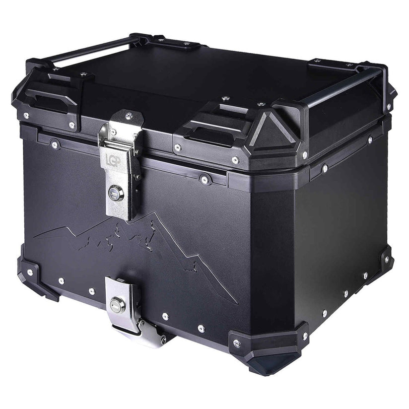 LGP Top Box 45L Black Himalayan With Backrest - LGPT0021