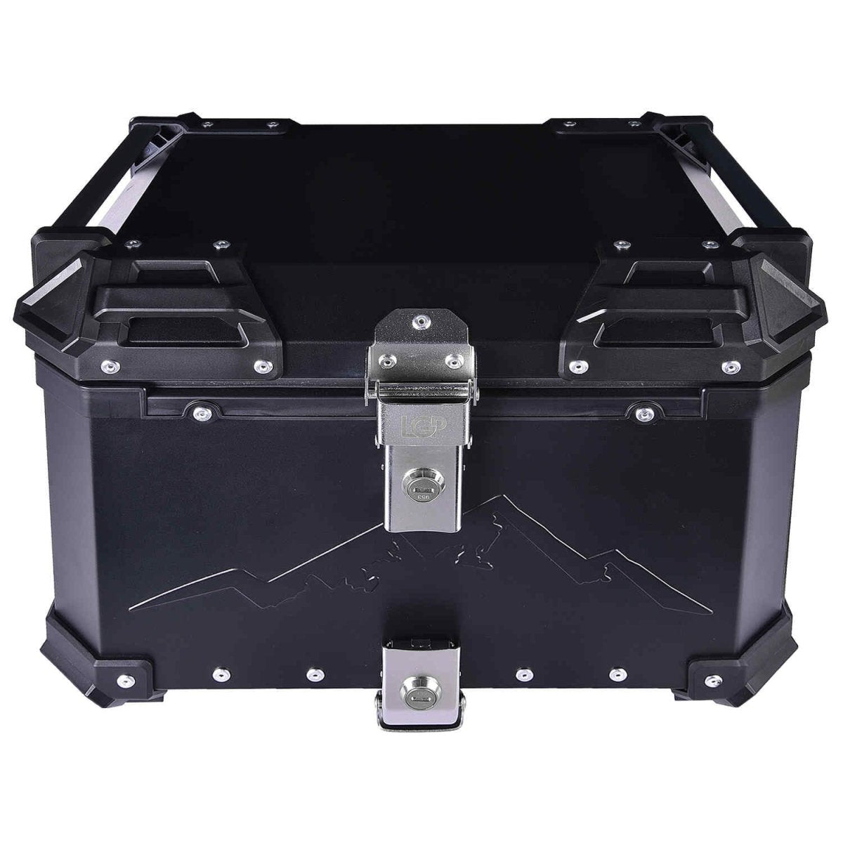 LGP Top Box 45L Black Himalayan With Backrest - LGPT0021