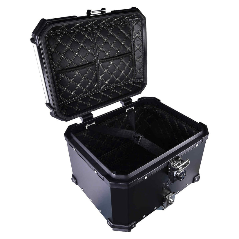 LGP Top Box 45L Black Number Lock With Backrest - LGPT0018