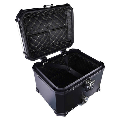 LGP Top Box 45L Black Number Lock With Backrest - LGPT0018