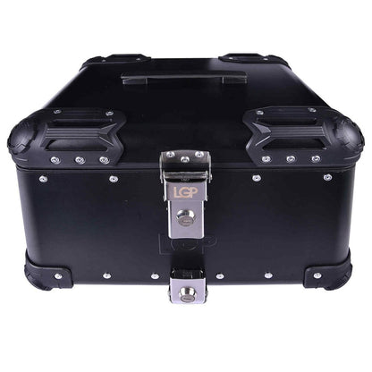 LGP Top Box 45L Black Round Corner With Backrest - LGPT0061