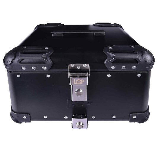 LGP Top Box 45L Black Round Corner With Backrest - LGPT0061