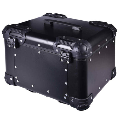LGP Top Box 45L Black Round Corner With Backrest - LGPT0061