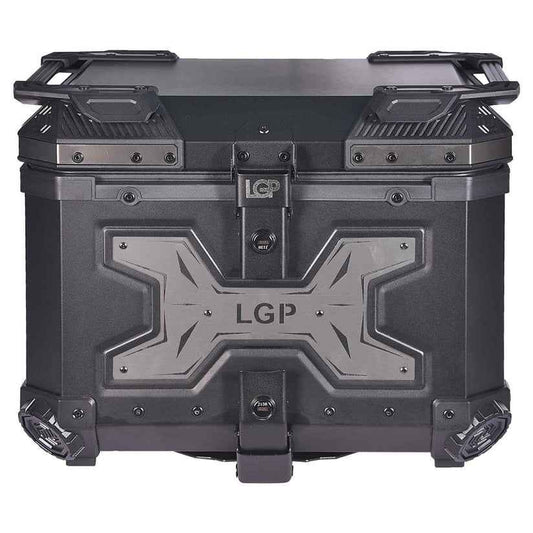 LGP Top Box 45L Black Type X Gray With Backrest - LGPT0094