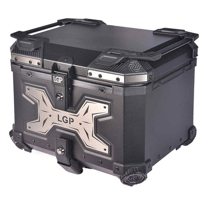 LGP Top Box 45L Black Type X Gray With Backrest - LGPT0094
