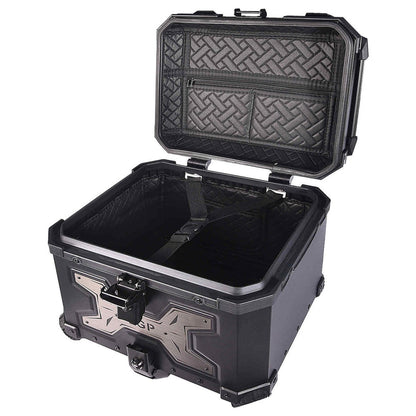 LGP Top Box 45L Black Type X Gray With Backrest - LGPT0094