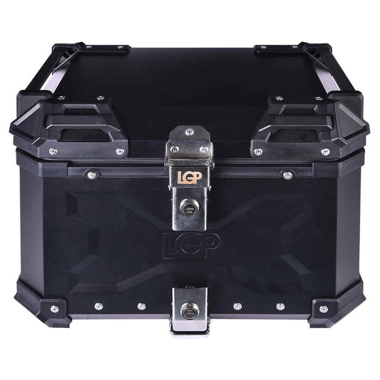LGP Top Box 45L Black X Type With Backrest - LGPT0016