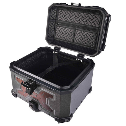 LGP Top Box 45L Gray Wrinkles Copper With Backrest - LGPT0091