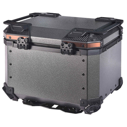 LGP Top Box 45L Gray Wrinkles Copper With Backrest - LGPT0091