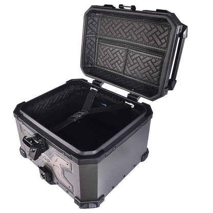 LGP Top Box 45L Gray Wrinkles Gray With Backrest - LGPT0092