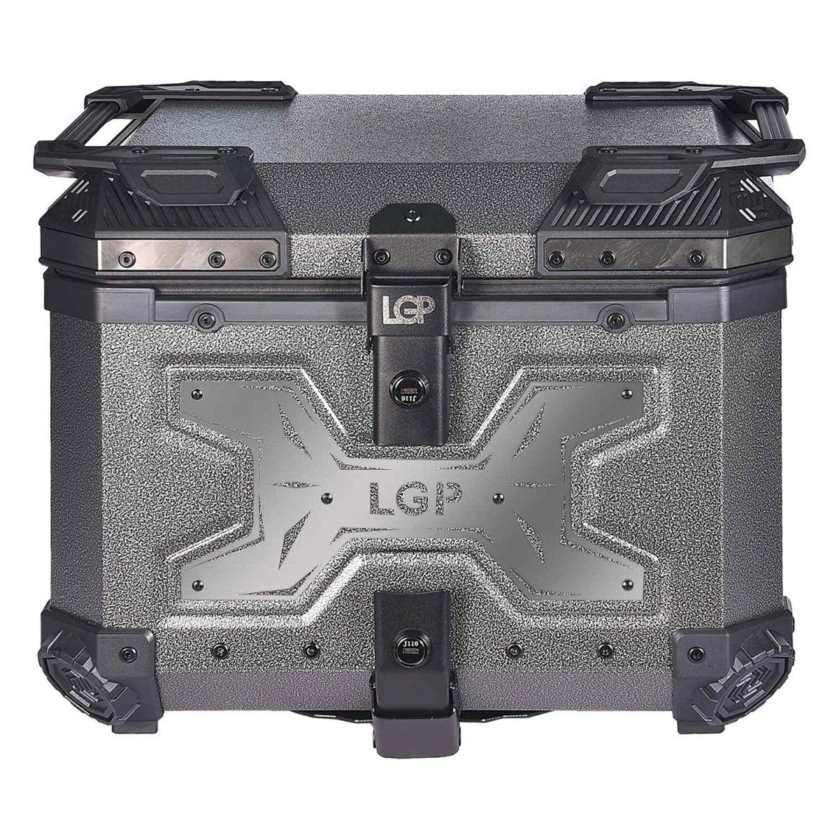 LGP Top Box 45L Gray Wrinkles Gray With Backrest - LGPT0092