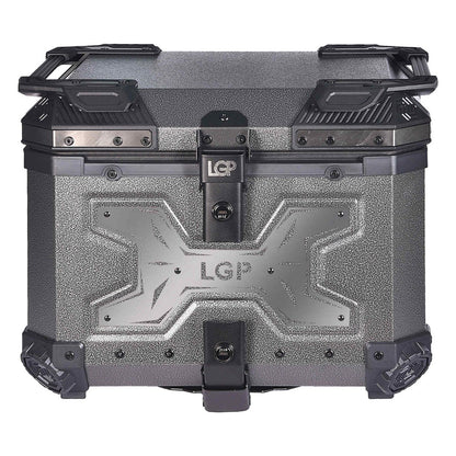 LGP Top Box 45L Gray Wrinkles Gray With Backrest - LGPT0092