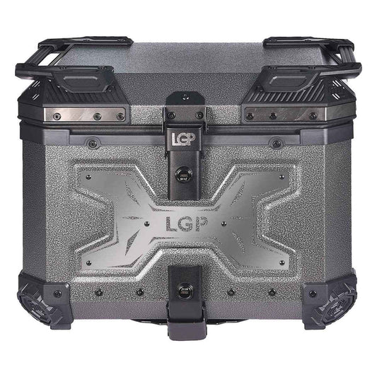 LGP Top Box 45L Gray Wrinkles Gray With Backrest - LGPT0092