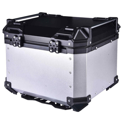 LGP Top Box 45L Silver Double Type X With Backrest - LGPT0059