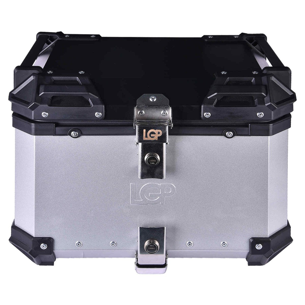 LGP Top Box 45L Silver With Backrest - LGPT0013