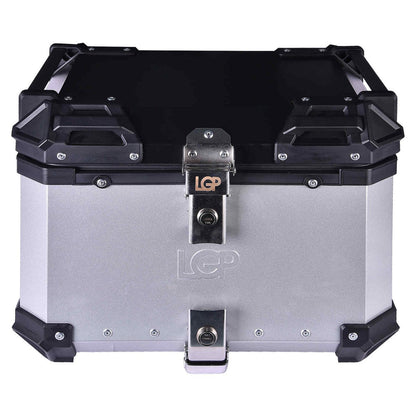 LGP Top Box 45L Silver With Backrest - LGPT0013