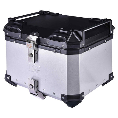 LGP Top Box 45L Silver With Backrest - LGPT0013