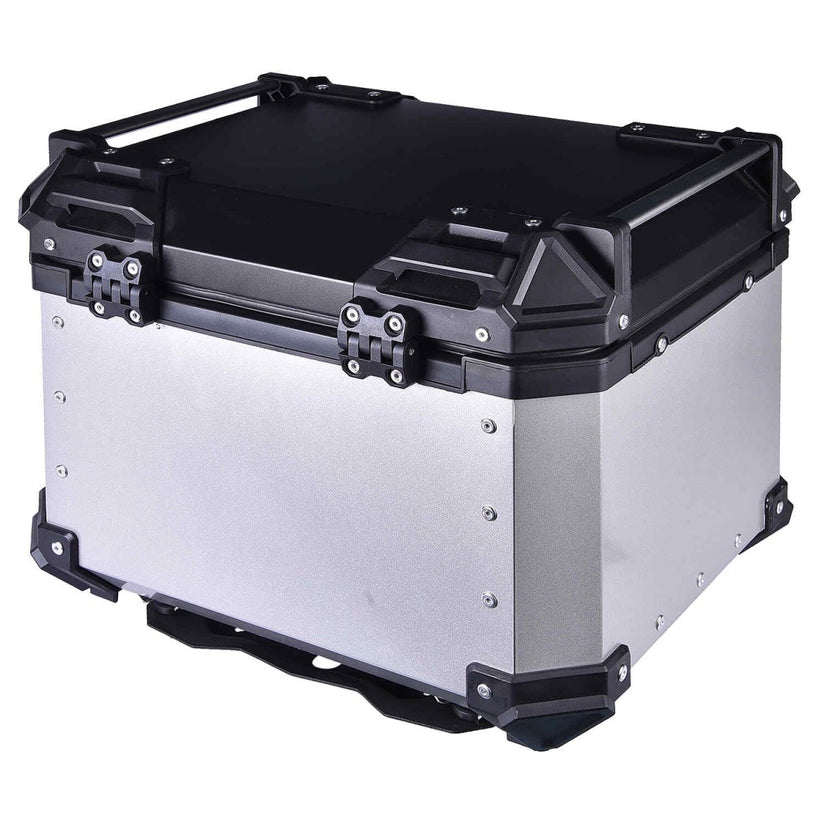 LGP Top Box 45L Silver X Type With Backrest - LGPT0015