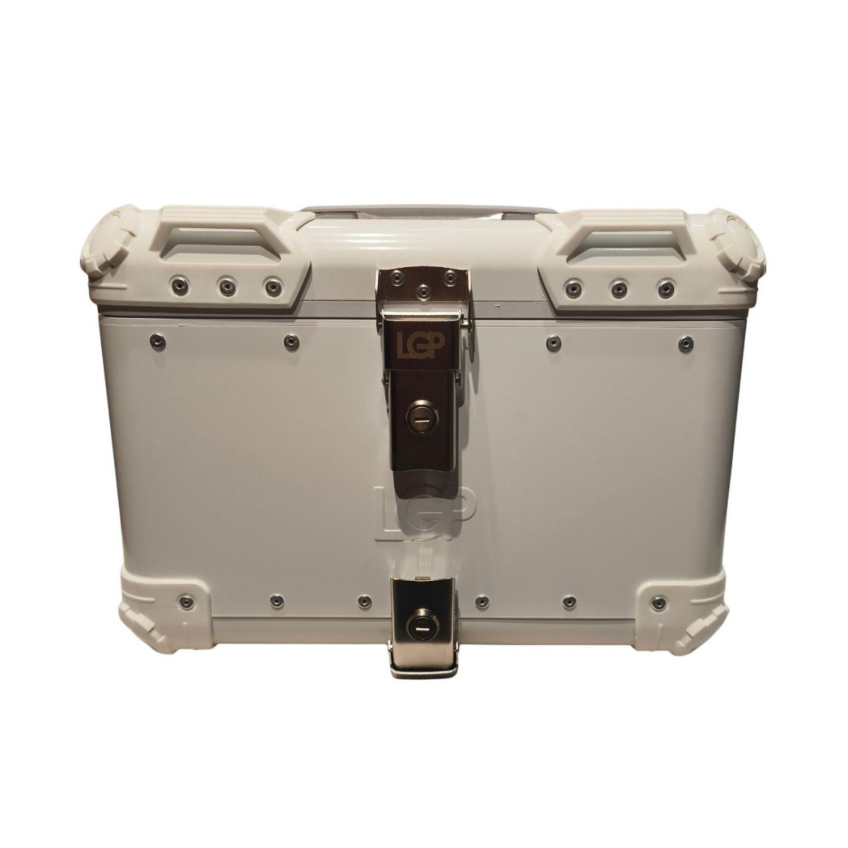 LGP Top Box 45L White Round Corner With Backrest - LGPT0087