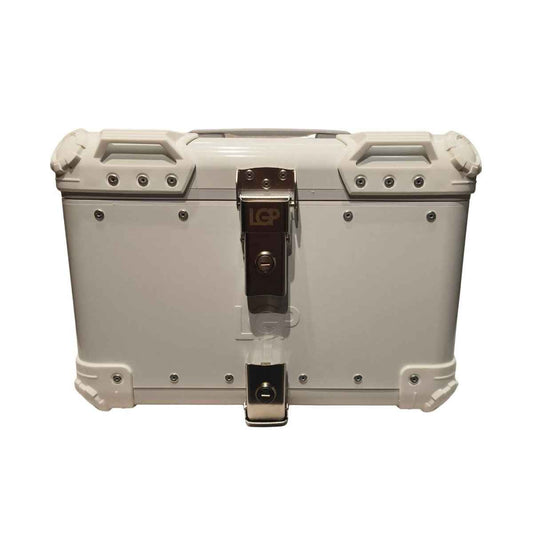 LGP Top Box 45L White Round Corner With Backrest - LGPT0087