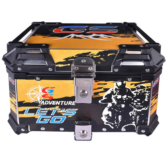 LGP Top Box 45L Yellow GS ADV With Backrest - LGPT0025