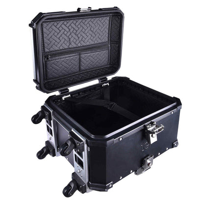 LGP Top Box 55L Black Pull Rod With Backrest - LGPT0069